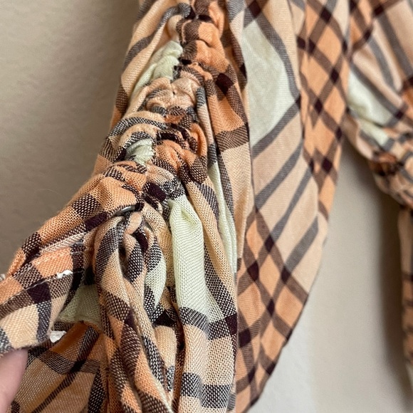 NWOT We the Free (Free People) Pacific Dawn Plaid Shirt Size XS - Picture 7 of 10